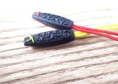 De aangepaste Kleurrijke 3D Trekker Vriendschappelijke Eco van de Silicium Rubberritssluiting -