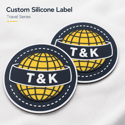 Duurzame siliconen rubberetiketten met sterke hechting geschikt voor industriële apparatuur en buitentoepassingen