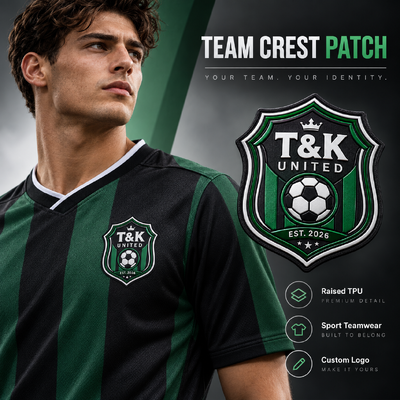 Aangepaste 3D TPU Teamaapblem Patches voor Voetbalshirts en Sportkleding