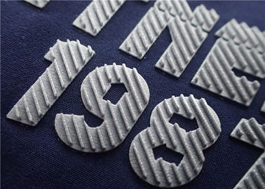 Het opgeheven van de de Oppervlaktehitte van de Keperstofflits Zilveren van het de Overdrachtembleem Driedimensionele Effect