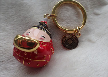 Chinese Gouden de Baar Zeer belangrijke Ketting van de Stijl Ceramische Vette Baby in Rode Laag