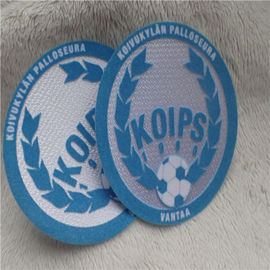 SGS het Kenteken van het Voetbalteam/het Gewone het Bijeenkomen van Pluche Zwart-wit Tatami Embleem van de Hitteoverdracht