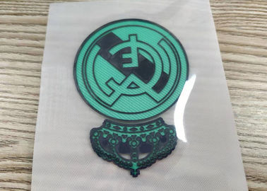 Van de de Voetbalclub van het douanescherm de Druk In reliëf gemaakte Kentekens van het Embleemtpu Flarden voor Sportkleding