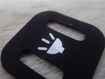 SGS de Maatkleding herstelt Weerspiegelend Zilveren Embleem dat op Hypalon-Materiaal voor Sportkleding wordt gedrukt
