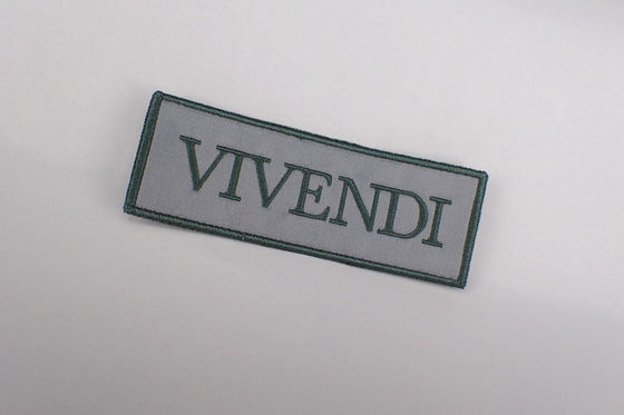 De Flarden van Logo Embroidered Badge Applique Flower van de makerdouane voor Kleding