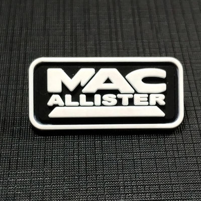 De maatkleding Geweven Kentekens van Pvc van Flardenlogo textured label 3D