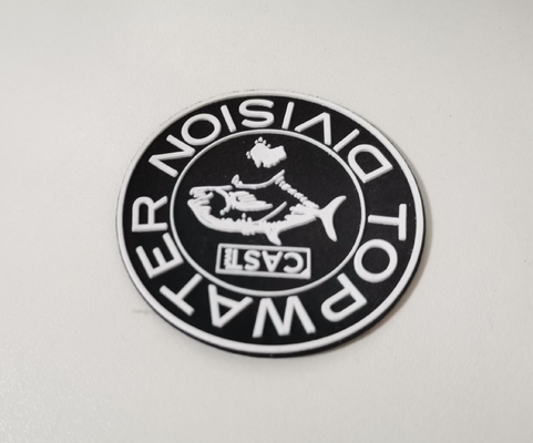 Aangepast Kledend van de Druketiketten van de Hitteoverdracht het Silicone 3D Embleem